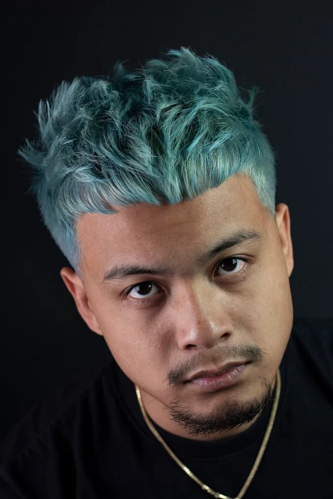 Teal color + fade